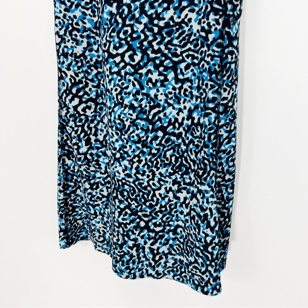 Athleta Infinity Blue Cloud Printed Mini Romper D… - image 4